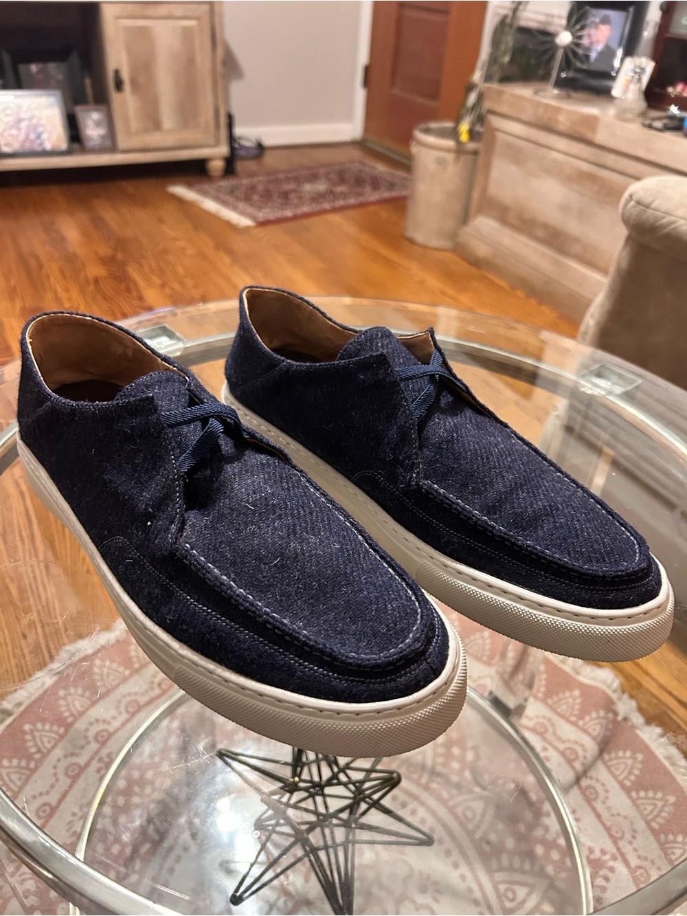 Peter Millar Shetland Wool Slip-On shoes size 12W